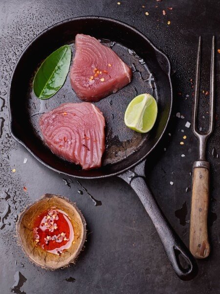 Yellowfin tonijn steak sashimi kwaliteit – vers en diepgevroren
