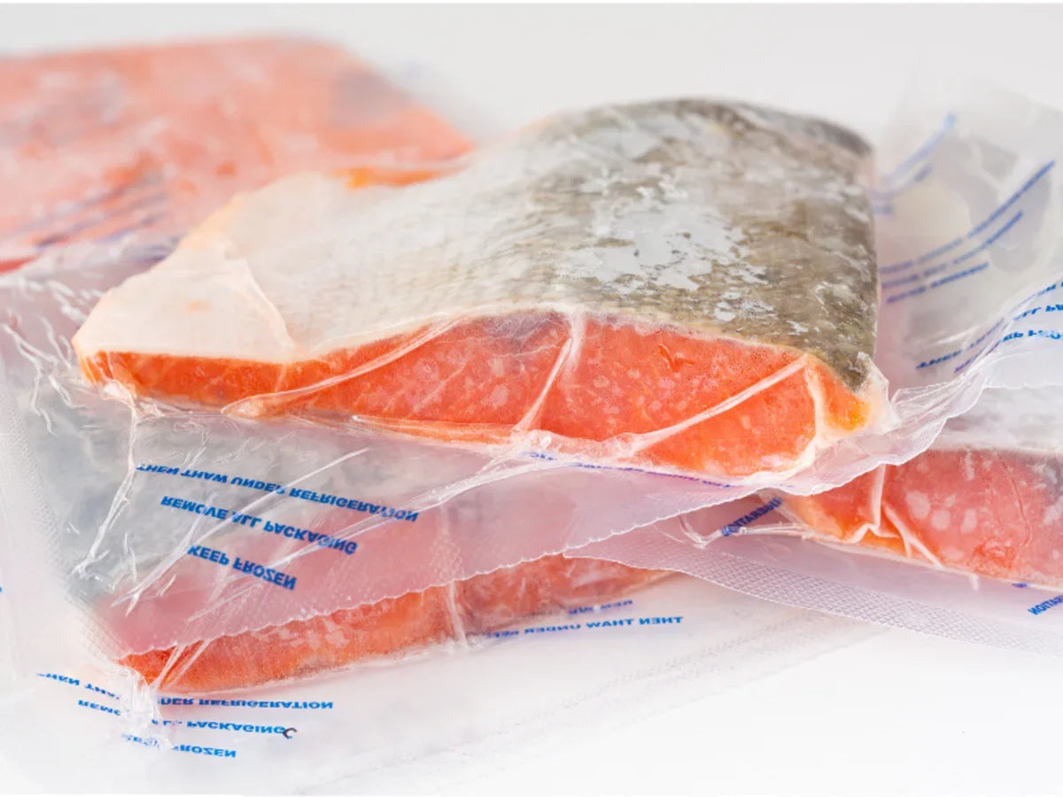 Zalm ontdooien
